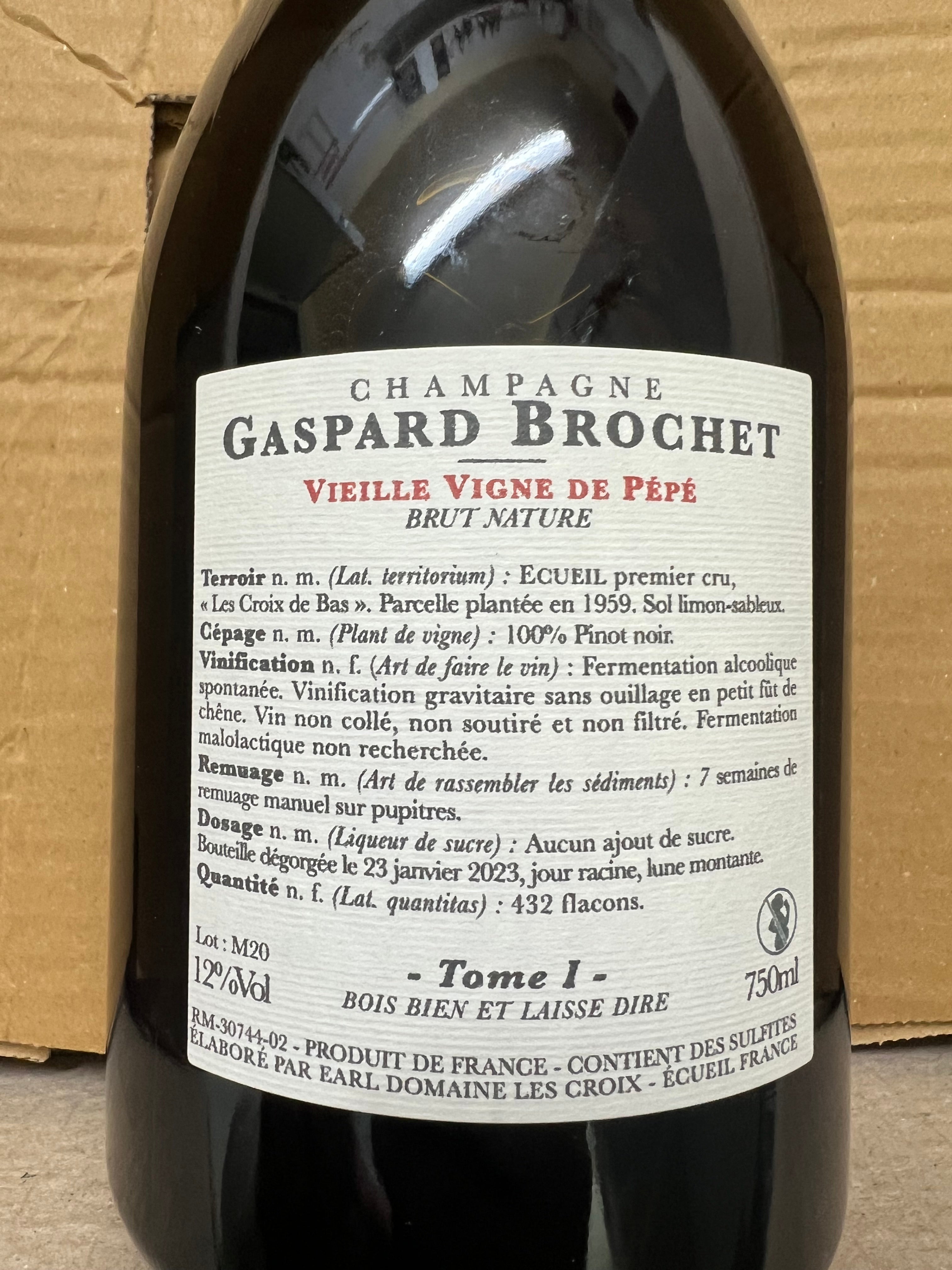 Gaspard Brochet “Tome I” Vieille vigne de pépe